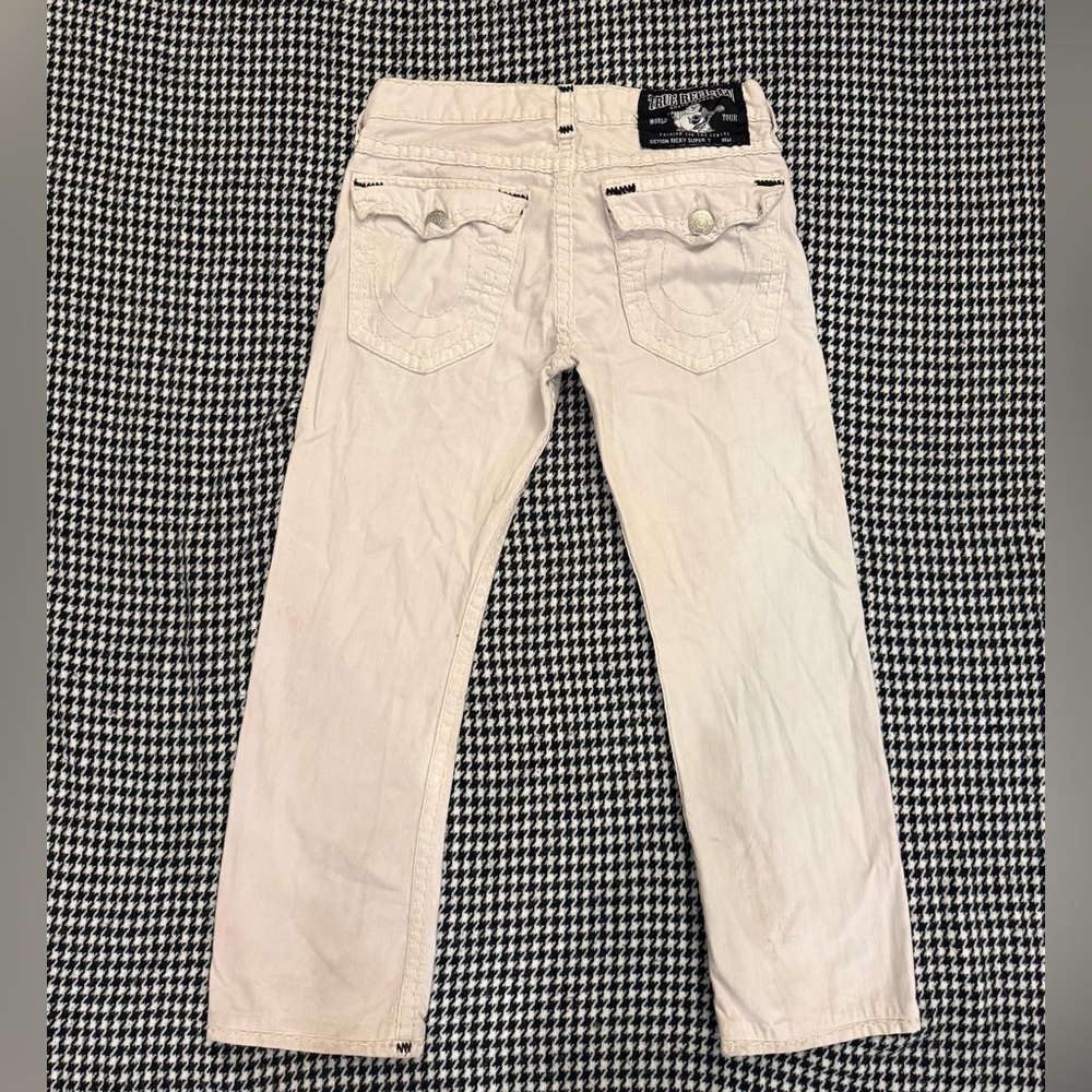 True Religion White Denim Jeans